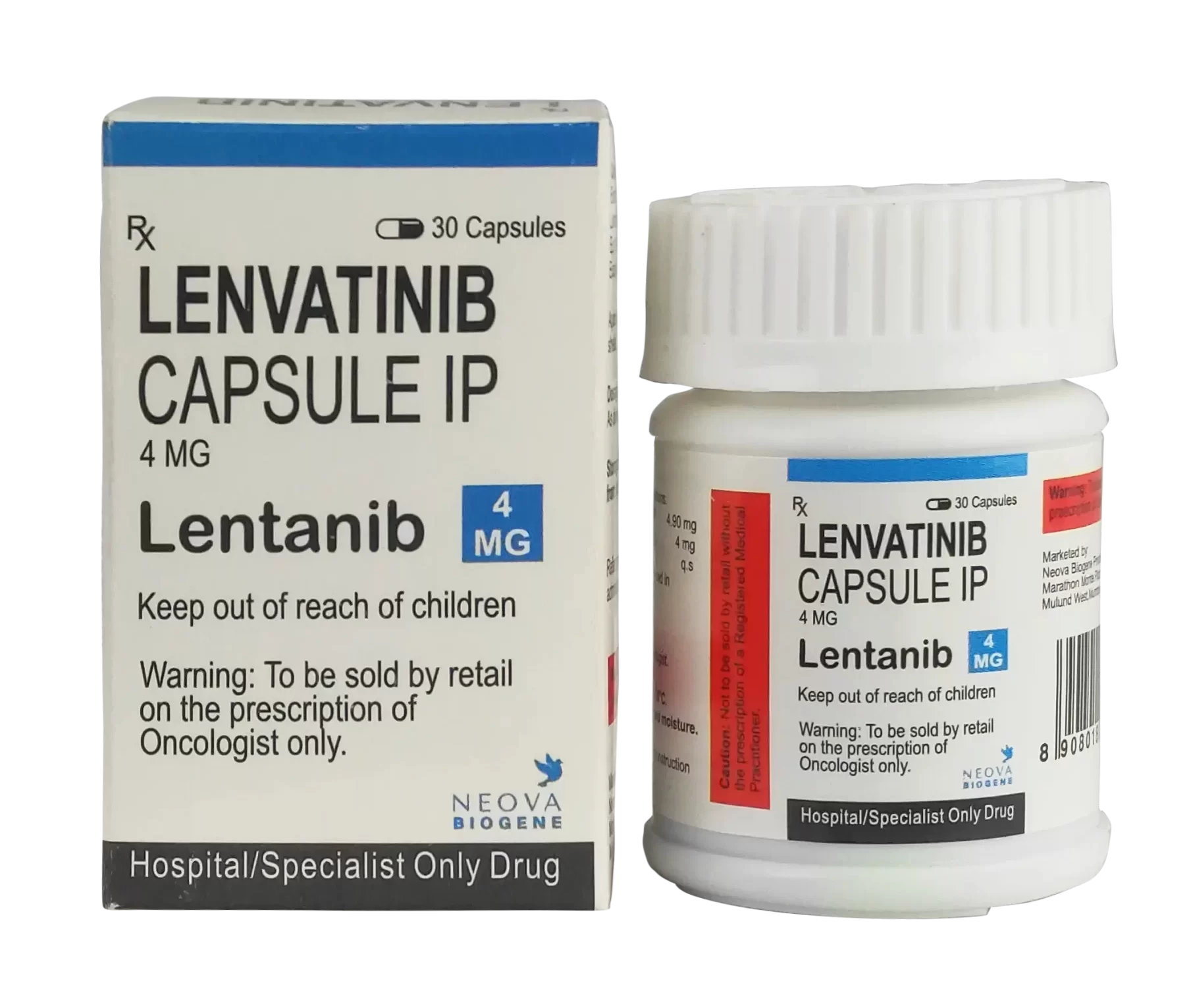 Lentanib Lenvatinib 4mg Capsules