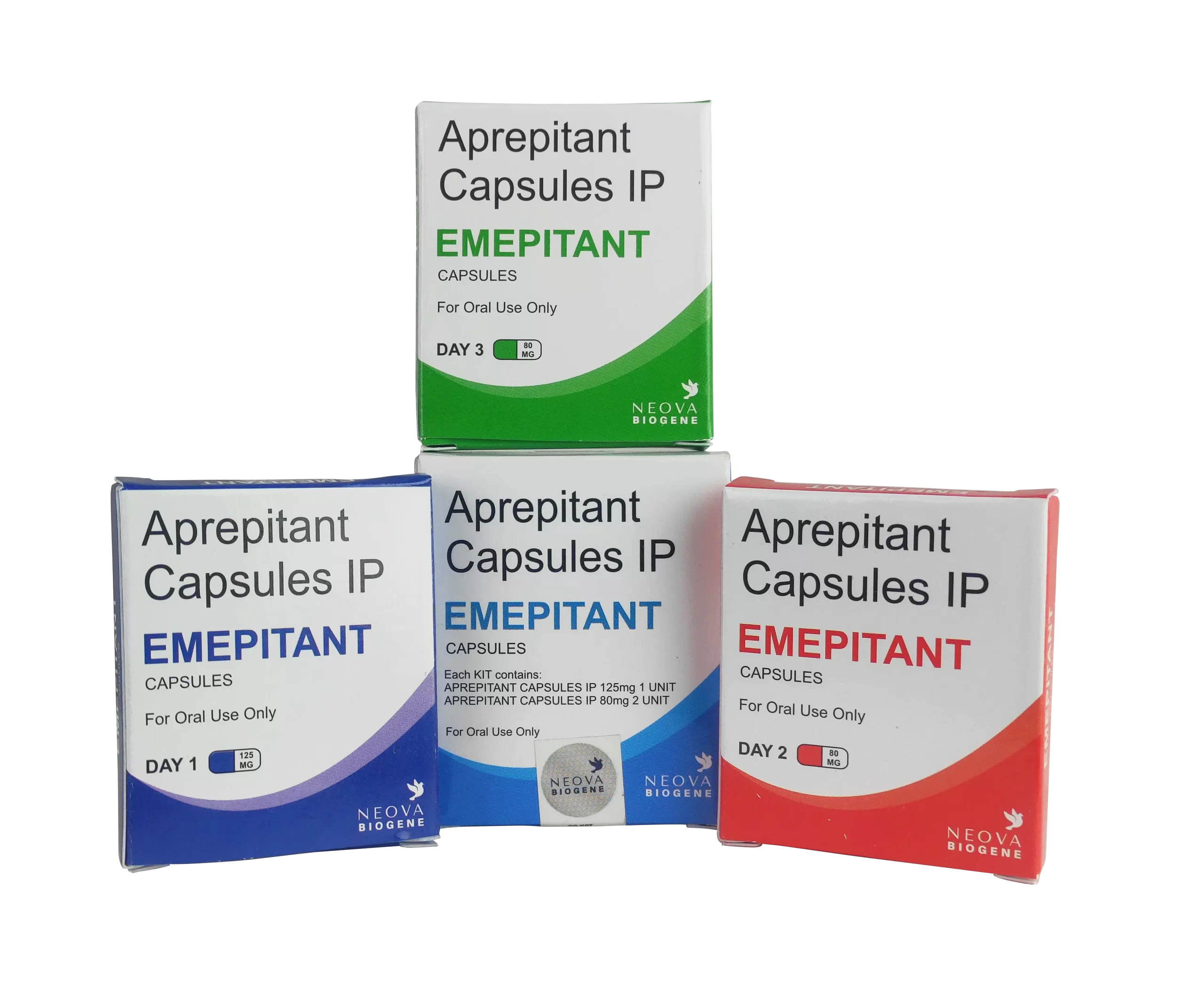 Emepitant Apripatent 125/80mg Capsules